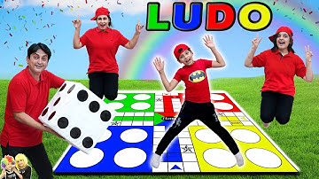 LUDO | Comedy Family Challenge | Biggest Ludo Outdoor game | Aayu and Pihu Show