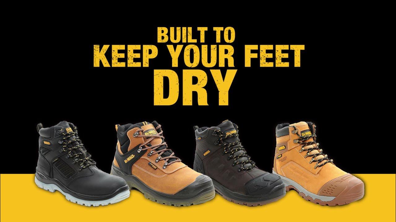 DEWALT Waterproof Boots Screwfix YouTube