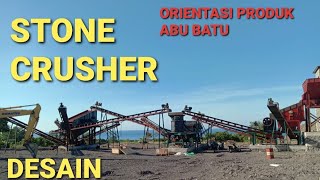 Stone crusher / alat pemecah batu kapasitas besar