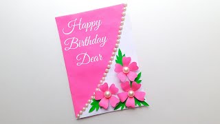 Beautiful Birthday Card Ideas | Handmade Birthday Greeting Card For Best Friend | Birthday Card Easy