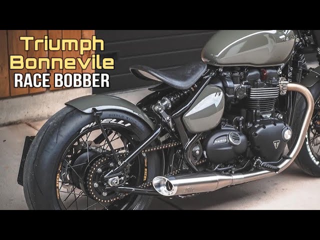 RACE BOBBER  Triumph Bonneville Bobber Custom by Classic Bike Raisch 