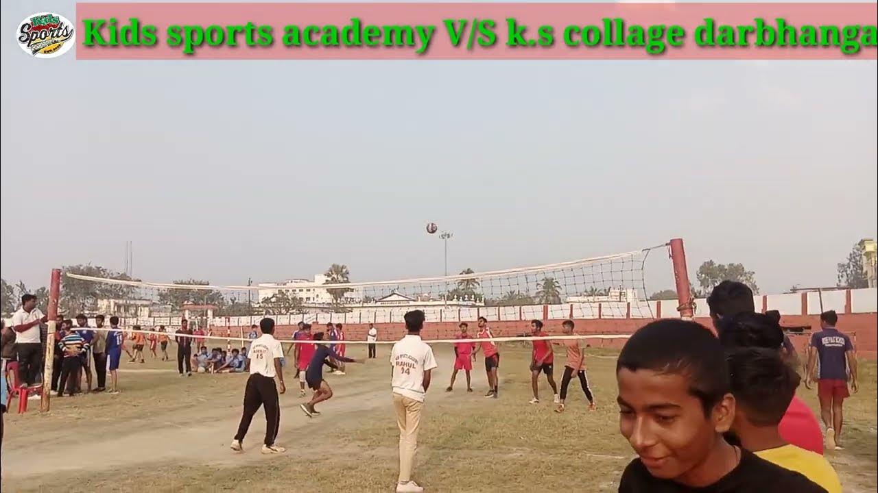 Kids sports academyV/S k.s collage darbhanga volleyball🏐 match play in