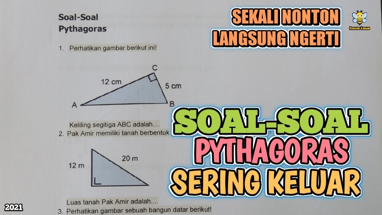Soal Soal Pythagoras Yang Sering Muncul Di Ujian Youtube Soal Soal Pythagoras Yang Sering Muncul Di Ujian Youtube