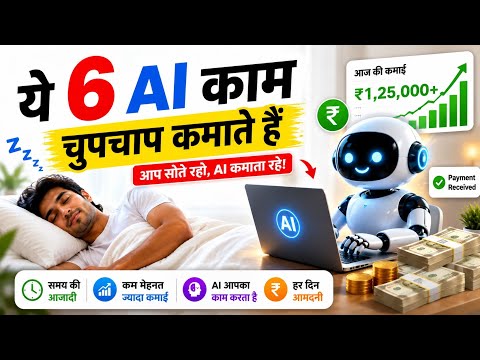 6 AI Business जो चुपचाप करोड़पति बना रहे हैं | बिना डिग्री बिना इन्वेस्टमेंट