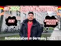 My 260€ Student Hostel Tour 2024 | How to Apply for Student Hostel in Germany | Student Dormitory