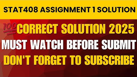 ✅ STAT408 Assignment 1 Solution 2025 | 100% Correct | Full Marks | Virtual University 📊📚