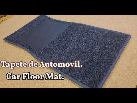 Como Hacer facil una alfombra de automovil - Cars Carpet 