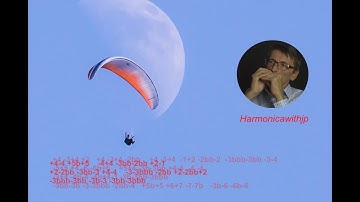 Diatonic harmonica & tabs : Fly me to the moon