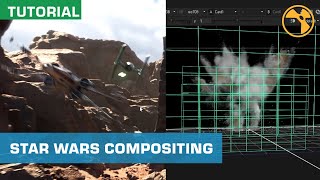 How To Composite VFX Stock Footage Into Any CG Star Wars Scene | Nuke VFX Tutorial