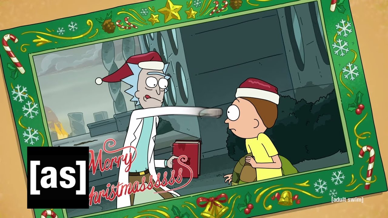 Download Merry Christmassssss Rick And Morty Adult Swim Youtube SVG Cut Files