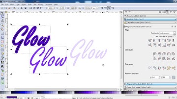 animation text inkscape learn