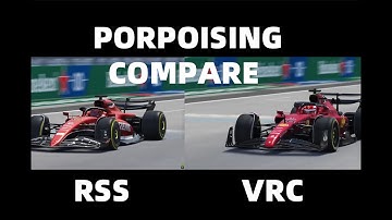 F1 2022  RSS VS VRC porpoising compare | Assetto Corsa