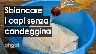 Come sbiancare il bucato senza candeggina: ecco 4 metodi naturali!