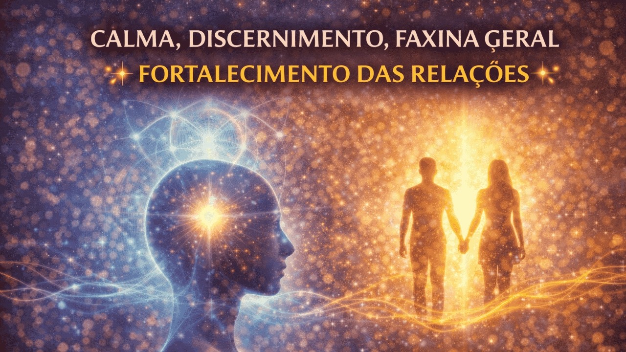 CALMA, DISCERNIMENTO, FAXINA GERAL + FORTALECIMENTO DAS RELAÇÕES