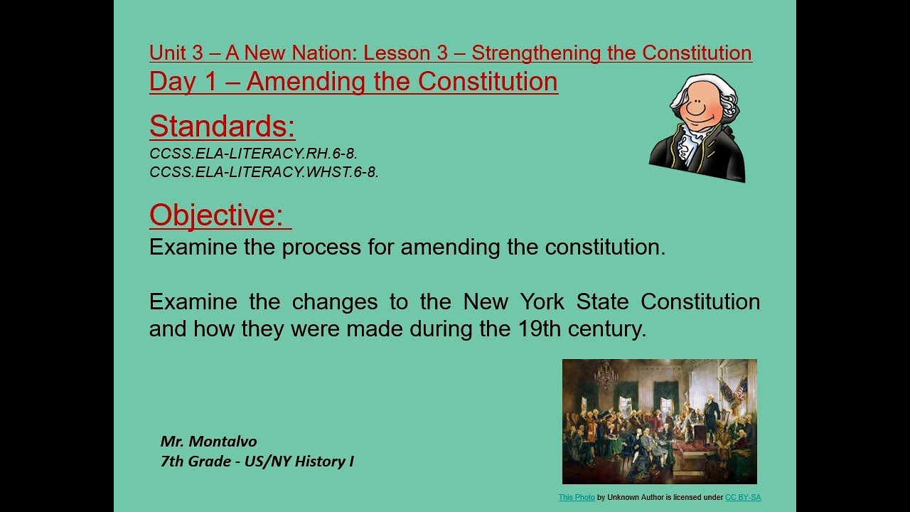 Amending The US Constitution YouTube