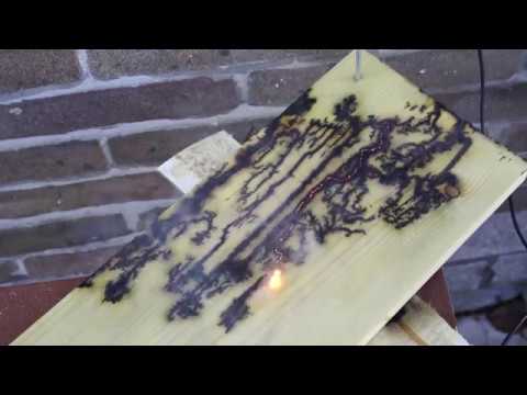 DIY Lichtenberg figures - YouTube