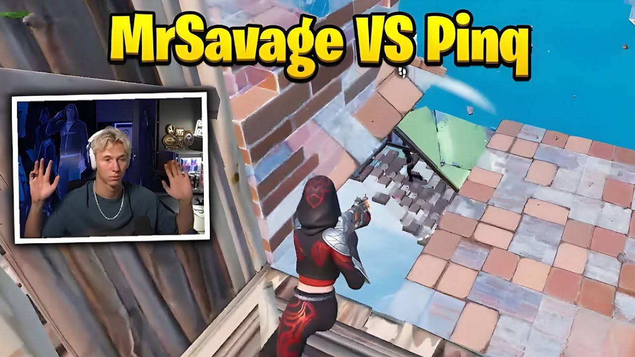 Pinq Setup Mrsavage & Mongraal VS Pinq 1v2 Buildfight #Fortnite - YouTube