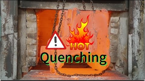 Do you know the process of METAL QUENCHING?l#casting #heattreatment #quenching #MetalQuenching