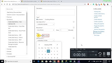 ADF - Create Schedule Trigger And Monitor Pipeline - Azure Data Factory