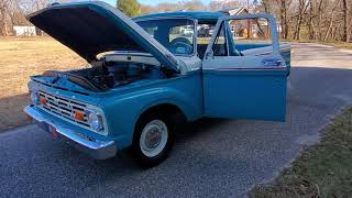 1964 Ford F100 Short Bed Pickup For Sale~351W~Auto~Beautiful Restoration