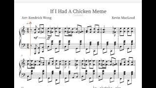 If I Had A Chicken Piano Sheet Music