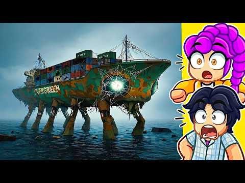 WE FOUND A GIANT ABANDONED SEA MONSTER SHIP… 😱 (Roblox)
