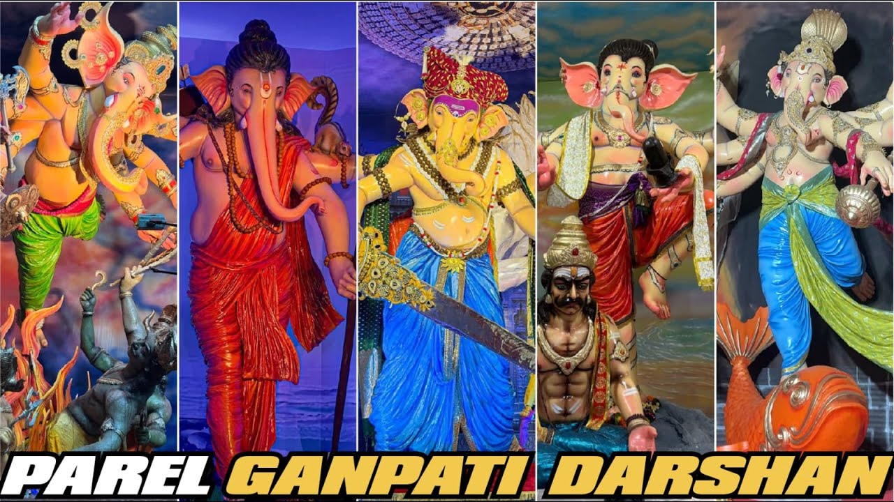 Parel's Top 5 Famous Ganpati Darshan 2025 I Parel cha Raja , Parel cha Maharaja and many more