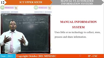 IP-INFO ICT US Lesson 2 Manual vs Automated Information System