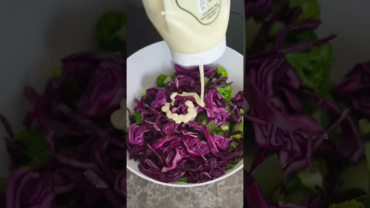 Broccoli Salad recipe #salad #shortsvideo