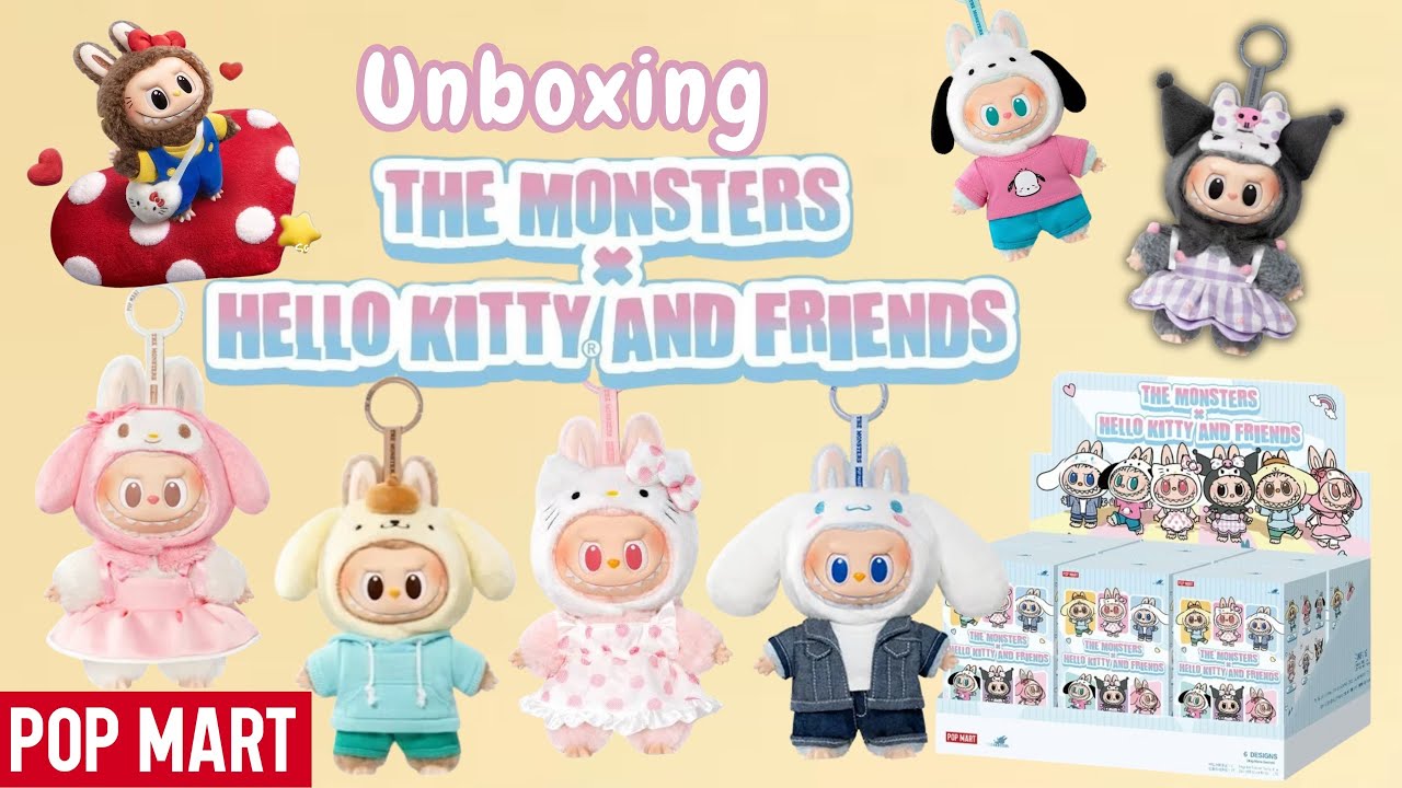 THE MONSTERS × Sanrio Characters POP MART The Monsters x Sanrio Characters Series Blind Box Figures