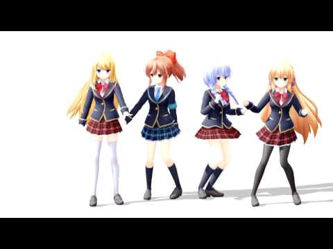 MMDガールフレンドのベータ版 [クロエ、さくら、文雄と望月エレナ]