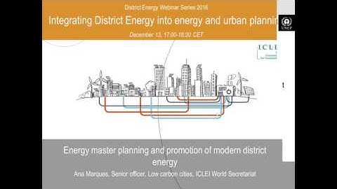 Integrating DES into energy and urban planning