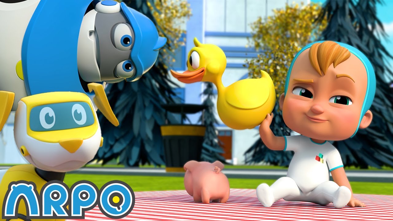Playing Ruff | Baby Daniel and ARPO The Robot | Funny Cartoons for Kids ...