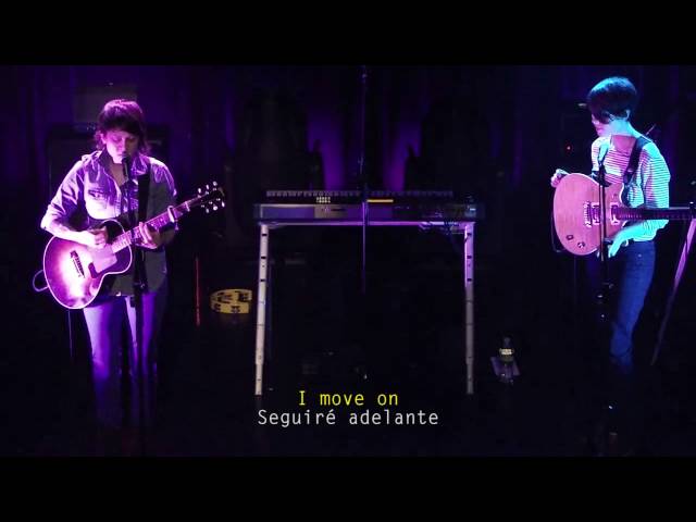 Tegan and Sara - Divided Live (Subtitulado Ingles - Español) class=