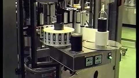 IC Filling Systems- Rotary 12hd Self Adhesive labeller for Jars Body&Lid label