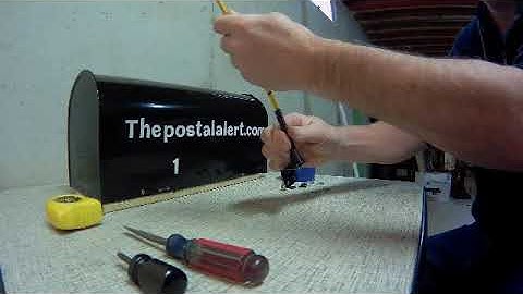 Thepostalalert.com (MAD) Mail Alert Device Installation & Operation Video