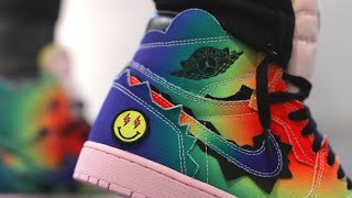 AIR JORDAN 1 HIGH X J BALVIN REVIEW + ON FEET! (RESALE FLOP?)