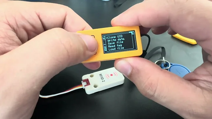M5StickC Plus2 RFID walkthrough using #BruceFirmware