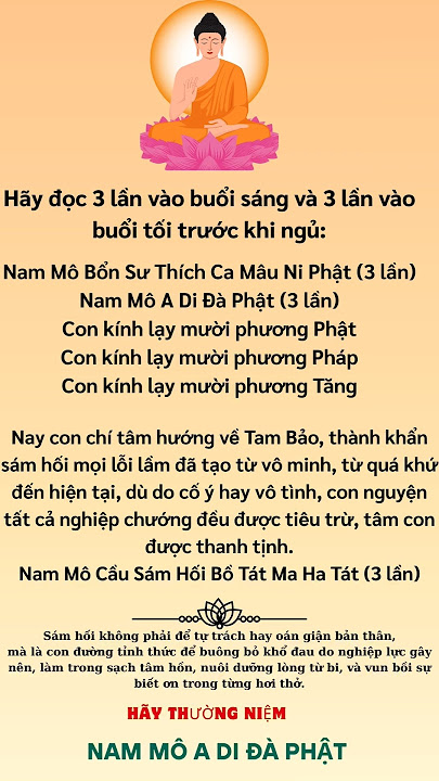 Sám Hối Mỗi Ngày – Hành Trì Buông Xả Nghiệp Chướng #phatgiao #loiphatday #phậtgiáo