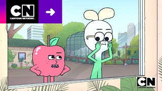 MONO PANAMEÑO Y NOCTURNO | MANZANA Y CEBOLLÍN | CARTOON NETWORK