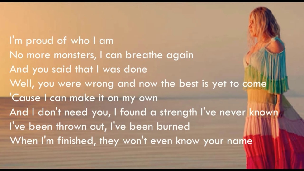 KESHA - Praying Lyrics | HD - YouTube