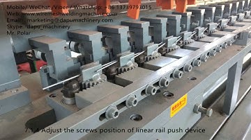 How to operate Hinge joint fence machine, grassland/ field/ cattle/ farm fence machine