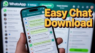 How to Download WhatsApp Chat History? - Step by Step Tutorial 2025