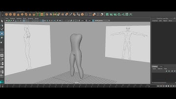 Tutorial on Modeling a 3D Human Character in Maya ( Part 1)