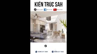 Thiết kế nhà gác lửng &quot; Tinh Tế &quot; làm ta phải nao lòng | #sah #kientruc#nhagaclungdep#6m