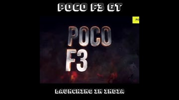 #pocoF3GT #pocoF3 Poco F3 GT,🔥🔥🔥 launching in India Q3 media Tak Diamond City 1200 5G