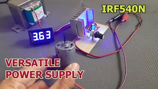 DIY Versatile Power Supply Using Only MOSFET