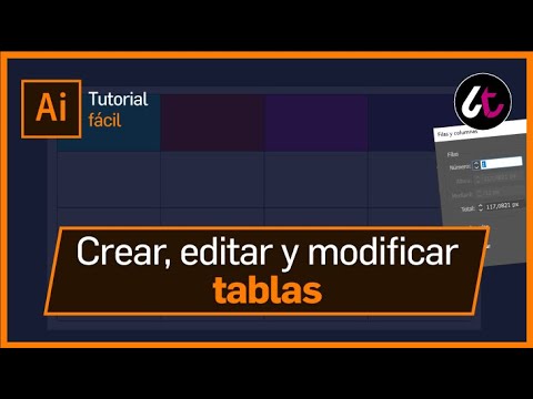 Crear una tabla en Illustrator