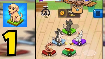 Merge Cute Animals: Cat & Dog Gameplay Walkthrough - First Impressions