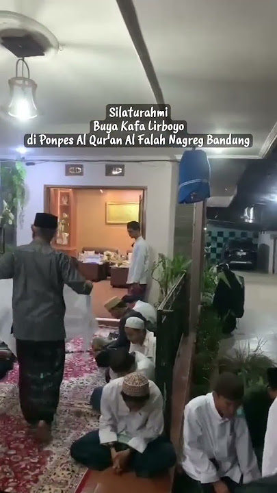 Silaturahmi Buya Kafa Lirboyo. Di Pondok Pesantren Al Qur'an Al Falah Nagreg Bandung.